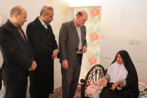 دیدار فرماندار برخوار با خانواده معظم شهدا