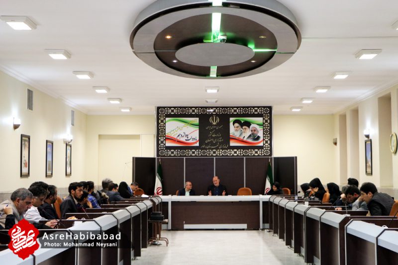 نشست خبری فرماندار برخوار بمناسبت گذشت یکسال از فعالیتش در شهرستان