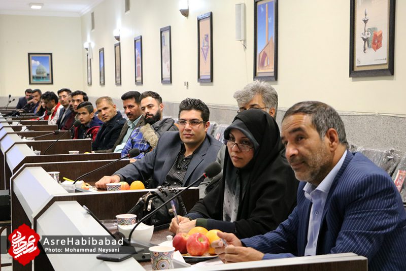 نشست خبری فرماندار برخوار بمناسبت گذشت یکسال از فعالیتش در شهرستان