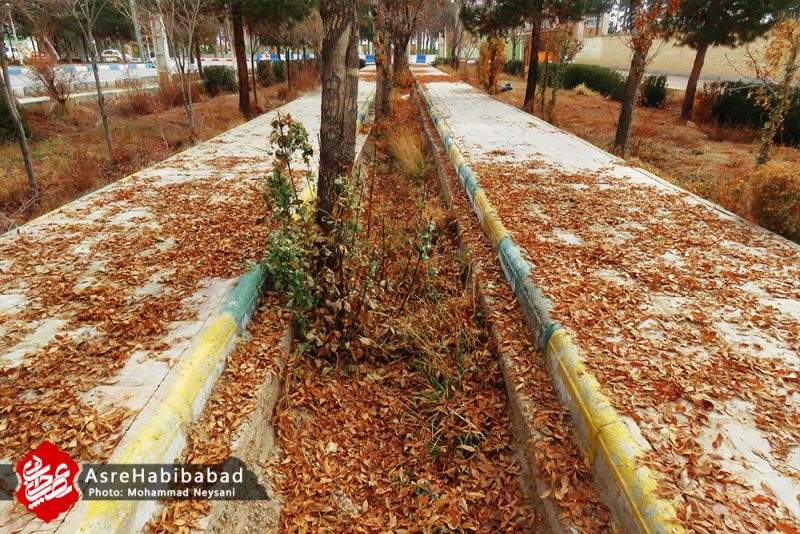 نفس های پایانی پاییز در شهر حبیب آباد