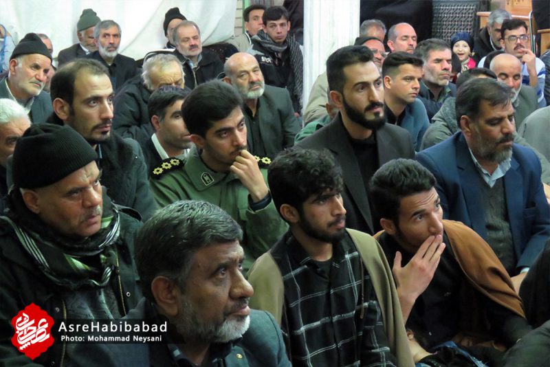بزرگداشت سردار شهید سلیمانی در مسجد الزهرا (س) ملاقاسم شهر حبیب آباد