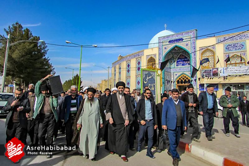 راهپیمایی مردم حبیب آباد در حمایت از اقتدار نظام