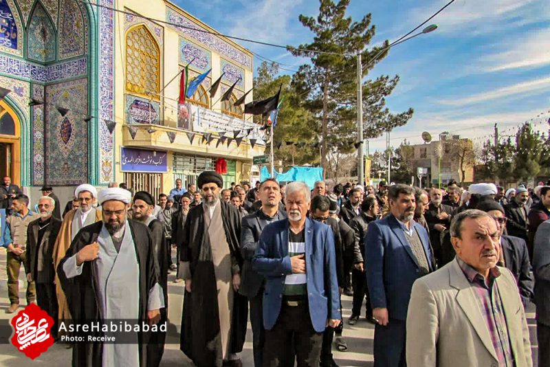 راهپیمایی مردم حبیب آباد در حمایت از اقتدار نظام