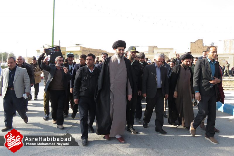 راهپیمایی مردم حبیب آباد در محکومیت ترور سردارسلیمانی