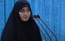 فیلم | دختر سردار سلیمانی: با خون پدر شهیدم در میدان نبرد حریف می‌طلبم