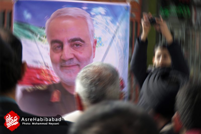 راهپیمایی مردم حبیب آباد در محکومیت ترور سردارسلیمانی