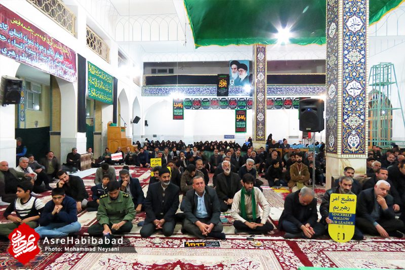 بزرگداشت شهادت سپهبد سلیمانی در مصلی جمعه حبیب آباد