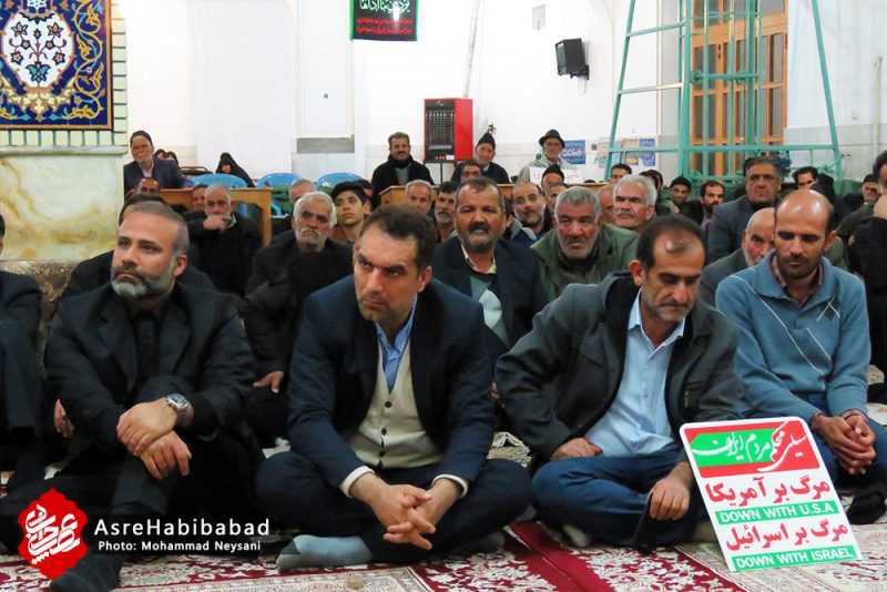 بزرگداشت شهادت سپهبد سلیمانی در مصلی جمعه حبیب آباد