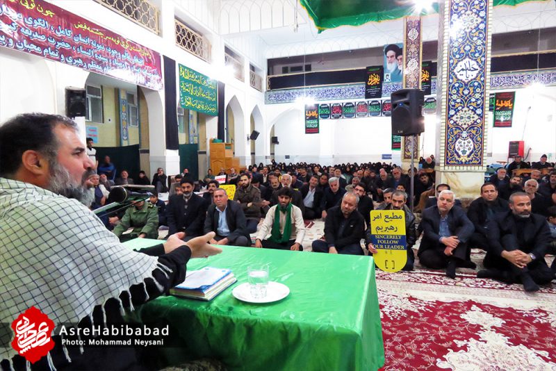 بزرگداشت شهادت سپهبد سلیمانی در مصلی جمعه حبیب آباد