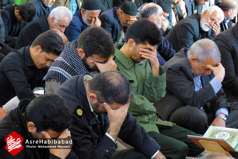 مراسم گرامیداشت سردار حاج قاسم سلیمانی و آیت الله سید حسن مهاجر در روستای علی آباد ملاعلی