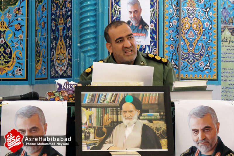 مراسم گرامیداشت سردار حاج قاسم سلیمانی و آیت الله سید حسن مهاجر در روستای علی آباد ملاعلی
