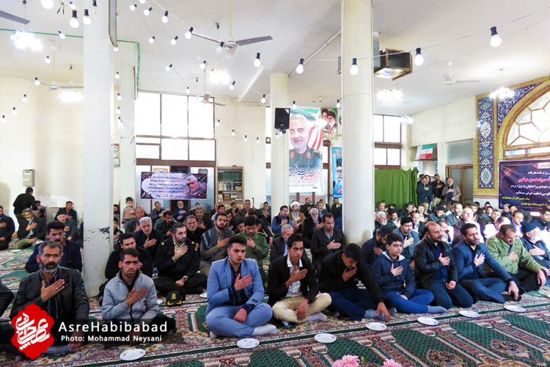 مراسم گرامیداشت سردار حاج قاسم سلیمانی و آیت الله سید حسن مهاجر در روستای علی آباد ملاعلی