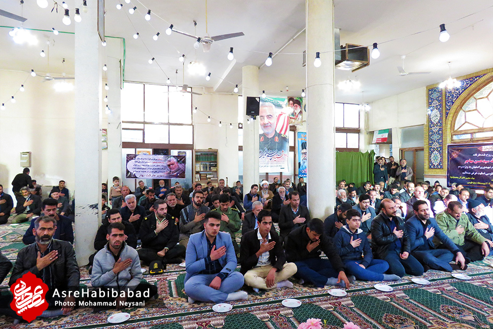 تصاویر | گرامیداشت سردار سلیمانی و آیت الله مهاجر در علی آباد ملاعلی