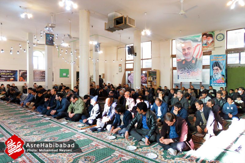 مراسم گرامیداشت سردار حاج قاسم سلیمانی و آیت الله سید حسن مهاجر در روستای علی آباد ملاعلی