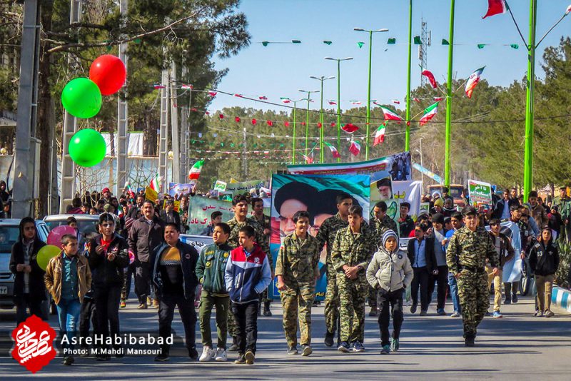 راهپیمایی باشکوه 22 بهمن 98 حبیب آباد