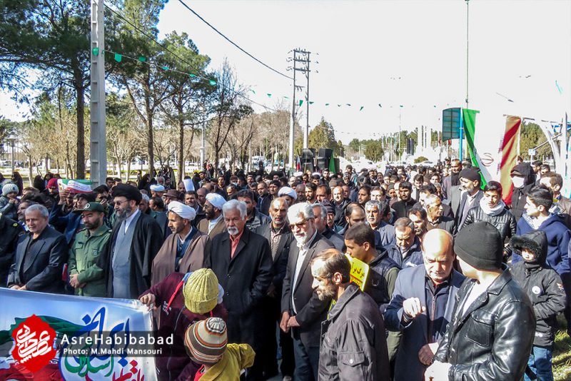 راهپیمایی باشکوه 22 بهمن 98 حبیب آباد