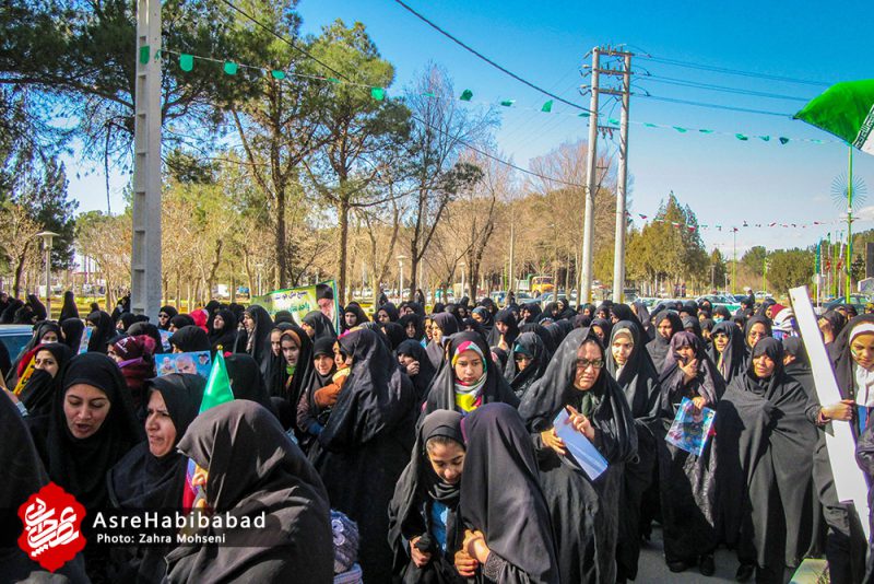 راهپیمایی باشکوه 22 بهمن 98 حبیب آباد