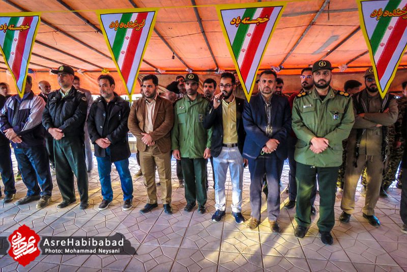 غبار روبی و عطر افشانی قبور شهدای روستای علی آباد ملاعلی