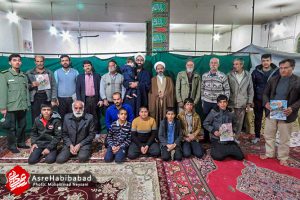 مراسم گرامیداشت دهه فجر و چهلم شهادت سپهبد سلیمانی در روستای پروانه برخوار