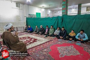 مراسم گرامیداشت دهه فجر و چهلم شهادت سپهبد سلیمانی در روستای پروانه برخوار