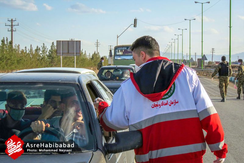 تست حرارت سنجی در ورودی علی آباد ملاعلی