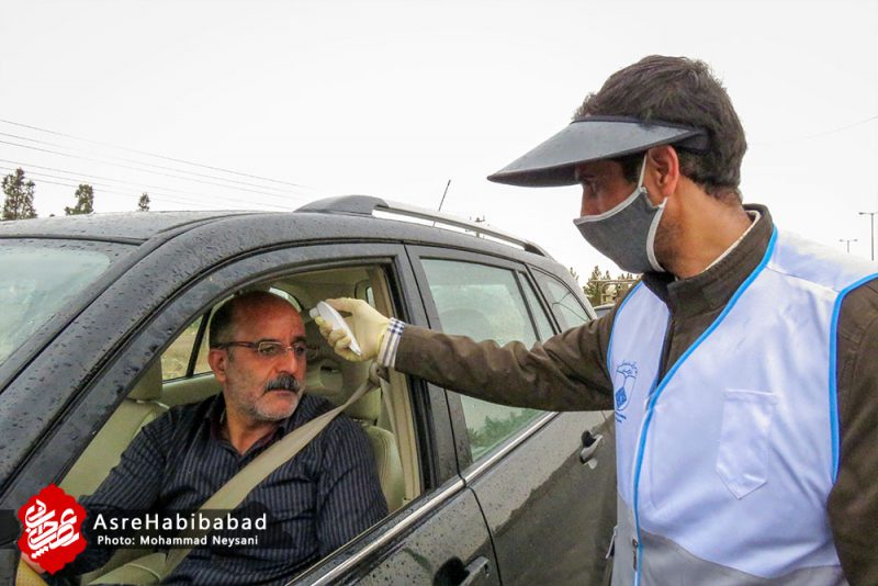 تست حرارت سنجی در ورودی علی آباد ملاعلی