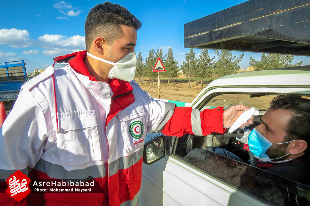 تصاویر | تست حرارت سنجی در ورودی علی آباد ملاعلی
