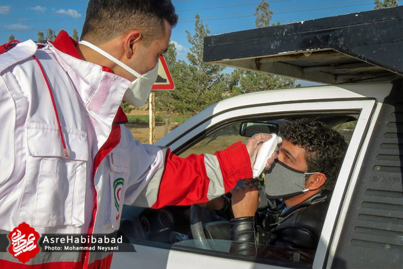 تست حرارت سنجی در ورودی علی آباد ملاعلی
