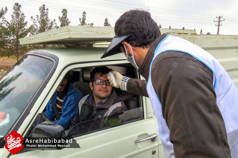 تست حرارت سنجی در ورودی علی آباد ملاعلی