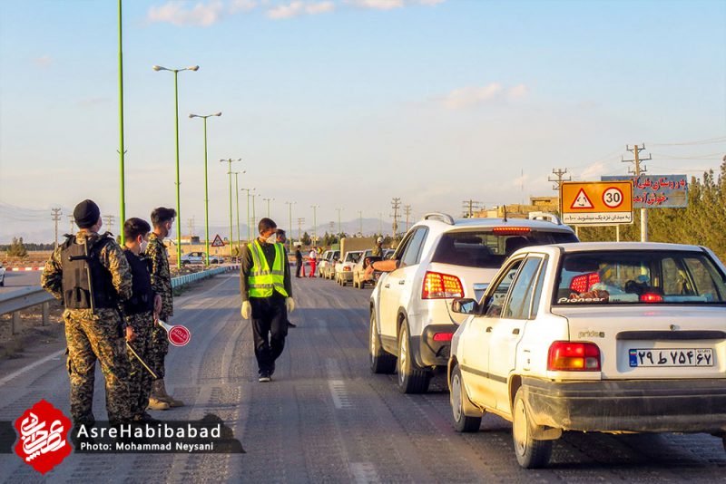 تست حرارت سنجی در ورودی علی آباد ملاعلی