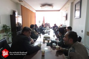جلسه قرارگاه پدافند زیستی «طرح ملی بسیج مبارزه با کرونا» در شهرداری شاپورآباد