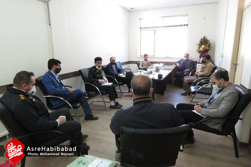 گزارش | جلسه قرارگاه پدافند زیستی «طرح ملی بسیج مبارزه با کرونا» در شهرداری کمشچه + تصاویر