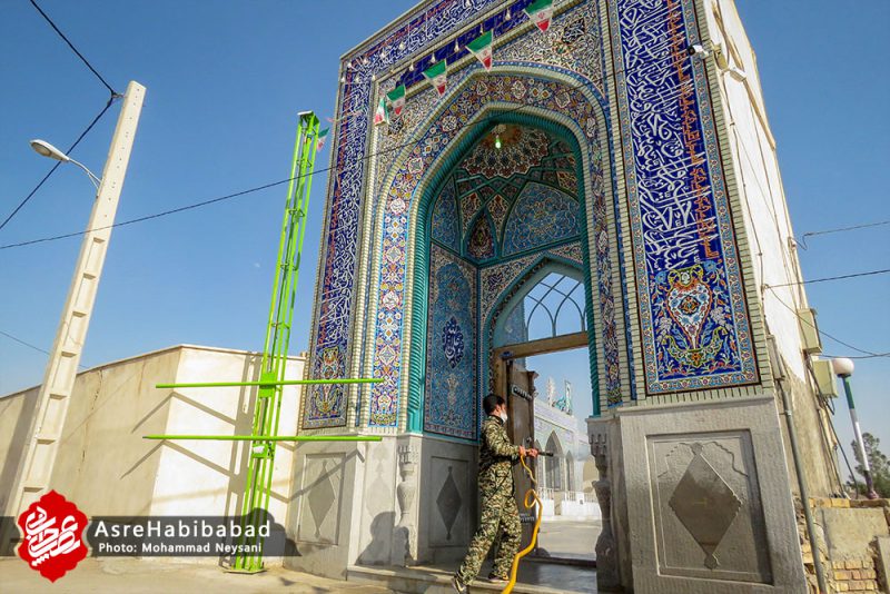 ضدعفونی معابر شهر حبیب آباد