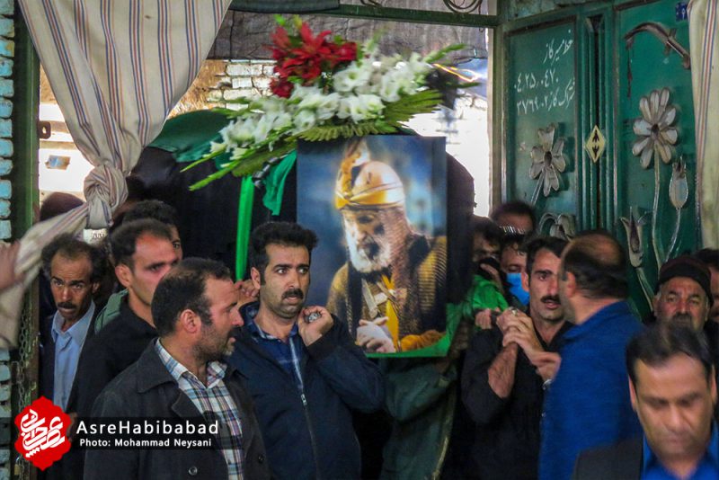 مراسم تشییع پیکر مرحوم حاج مصطفی فقیه