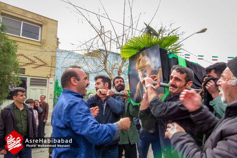 مراسم تشییع پیکر مرحوم حاج مصطفی فقیه