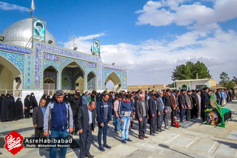 مراسم تشییع پیکر مرحوم حاج مصطفی فقیه