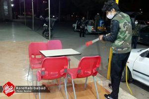 مرحله دوم ضدعفونی حبیب آباد توسط پایگاه بسیج شهید مصطفی خمینی(ره) + تصاویر