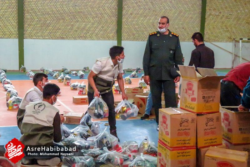 بسته بندی و آماده سازی اقلام رزمایش مواسات و کمک مومنانه شهرستان برخوار