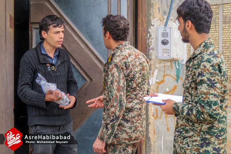 توزیع 4 هزار بسته بهداشتی ضدکرونایی در شهر حبیب آباد