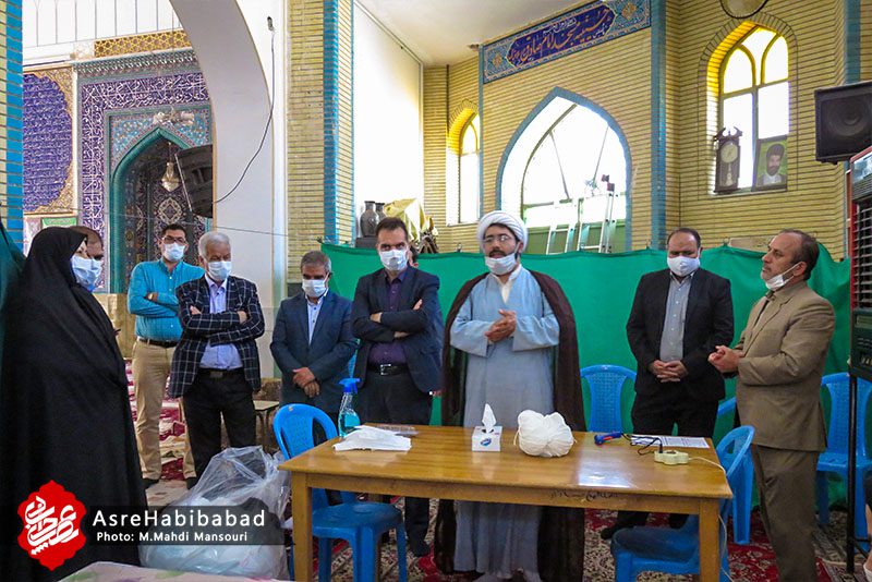 راه اندازی کارگاه تولید ماسک در حبیب آباد