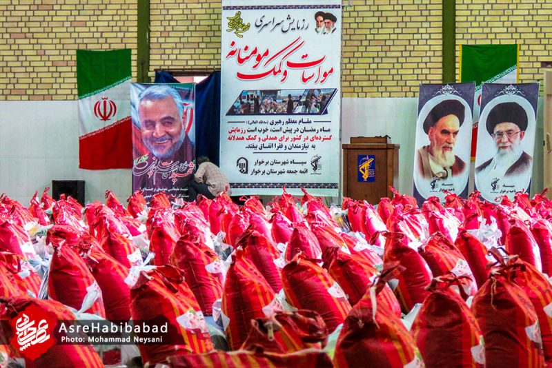 رزمایش مواسات و کمک مومنانه در شهرستان برخوار