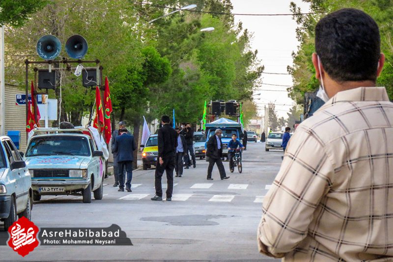 کاروان انتظار در سطح شهر حبیب آباد - عصرحبیب آباد