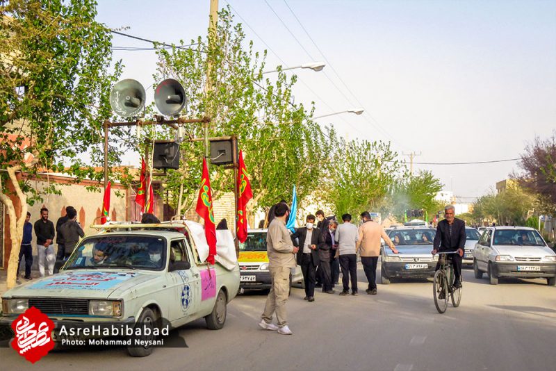 کاروان انتظار در سطح شهر حبیب آباد - عصرحبیب آباد