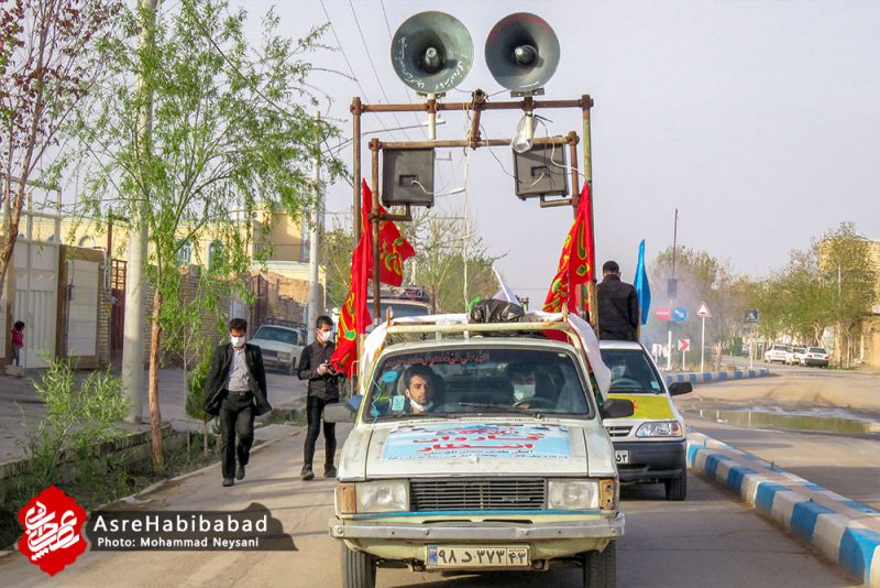 کاروان انتظار در سطح شهر حبیب آباد - عصرحبیب آباد