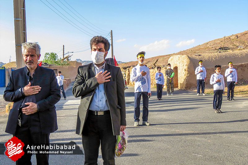 جشن خیابانی میلاد کریم اهل بیت در مناطق کم برخوردار بخش حبیب آباد