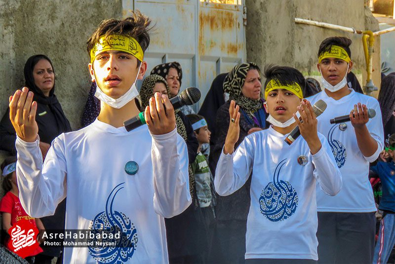 جشن خیابانی میلاد کریم اهل بیت در مناطق کم برخوردار بخش حبیب آباد