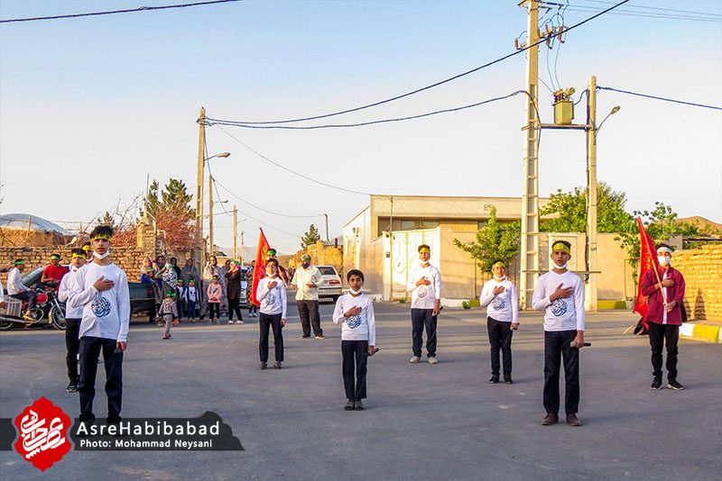 جشن خیابانی میلاد کریم اهل بیت در مناطق کم برخوردار بخش حبیب آباد