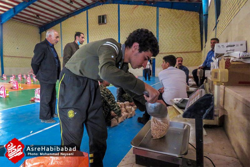 مرحله دوم رزمایش کمک مومنانه در روستای علی آباد ملاعلی