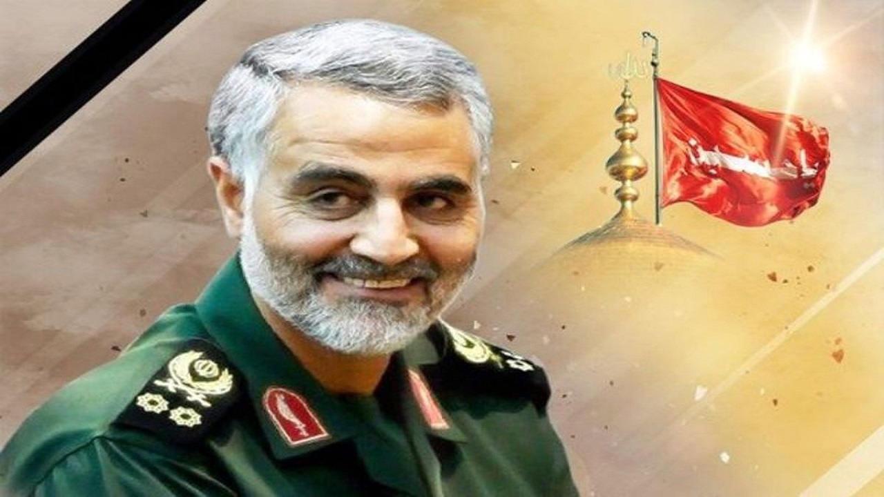 تصاویری از حاج قاسم سلیمانی در کنار ضریح مطهر امام حسین (ع)