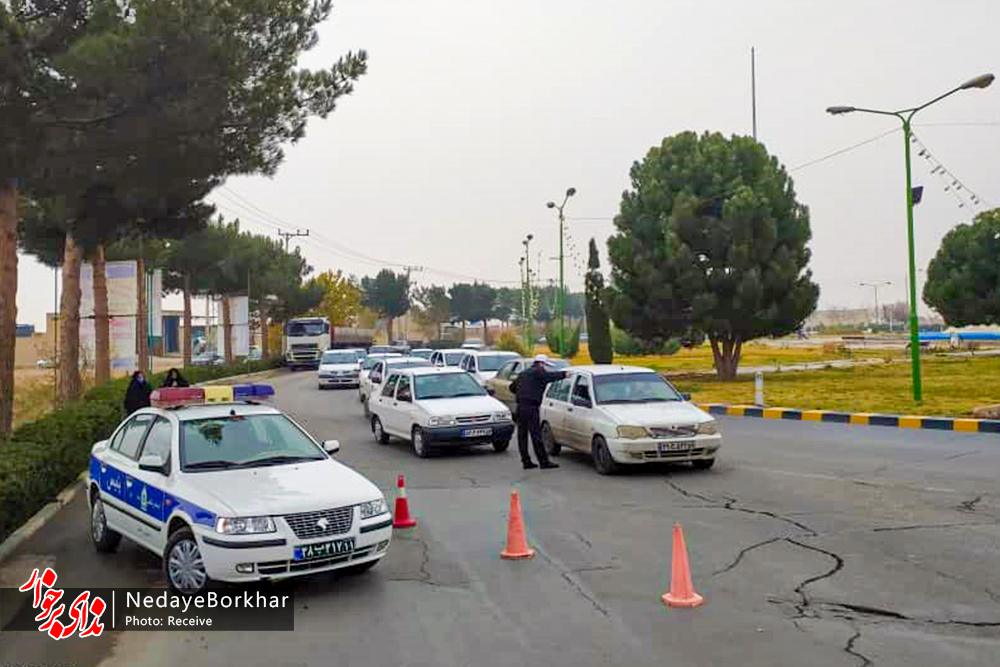 اعمال محدودیت تردد در ورودی های شهرستان برخوار/ 500 هزار تومان جریمه متخلفان